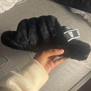 UGG Fluff Yeah Slides, W10, Like New